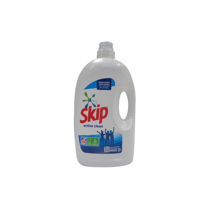 Skip Active Clean Υγρό Απορρυπαντικό Ρούχων 100 Μεζούρες