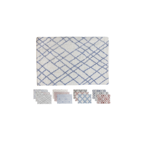 Viosarp Πατάκι Μπάνιου Βαμβακερό Ορθογώνιο Design 40x60cm