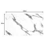 Επιφάνεια τραπεζιού Melody  HPL λευκό μαρμάρου 69x120εκ πάχους 12mm