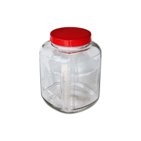 Viosarp Βάζο Γυάλινο Τετράγωνο 4,45L