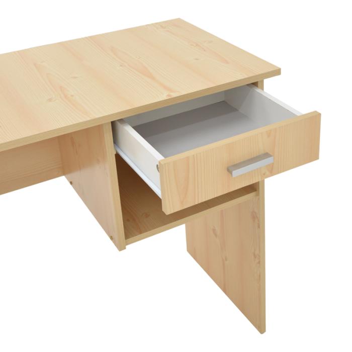 Γραφείο εργασίας με συρτάρι Michael  φυσικό 88x45x72εκ