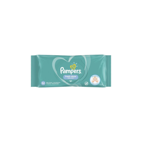 Pampers Fresh Clean Μωρομάντηλα χωρίς Οινόπνευμα 52τμχ