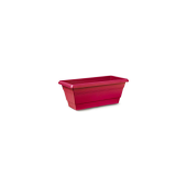 Plastona Ζαρντινιέρα Festone Σκούρο Ροζ 40x20x16cm 