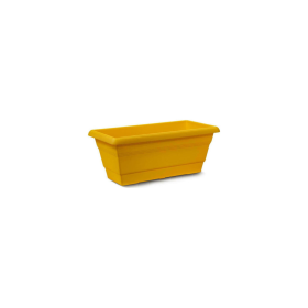 Plastona Ζαρντινιέρα Festone Κίτρινο 50x20x16cm