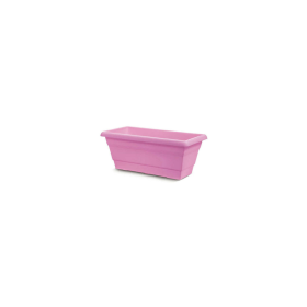 Plastona Ζαρντινιέρα Festone Ροζ 40x20χ16cm