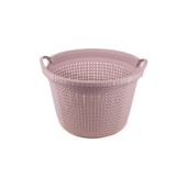 Viosarp Καλάθι Ρούχων πλεκτό Στρογγυλο 35L 50x33cm