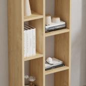 Βιβλιοθήκη Minicu  σε oak απόχρωση  44,4x19,6x150εκ