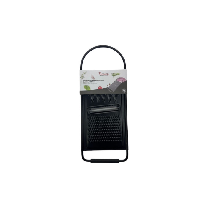 Viosarp Τρίφτης Πλακέ Ανοξείδωτος Black 29cm