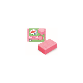 Magic Clean Premium Σφουγγάρι Κουζίνας 2τμχ 7*10cm