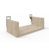 Ραφιέρα τοίχου Derva  σε oak απόχρωση 30x15x10cm