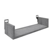 Ραφιέρα τοίχου Derva  σε cement γκρι απόχρωση 45x15x10cm