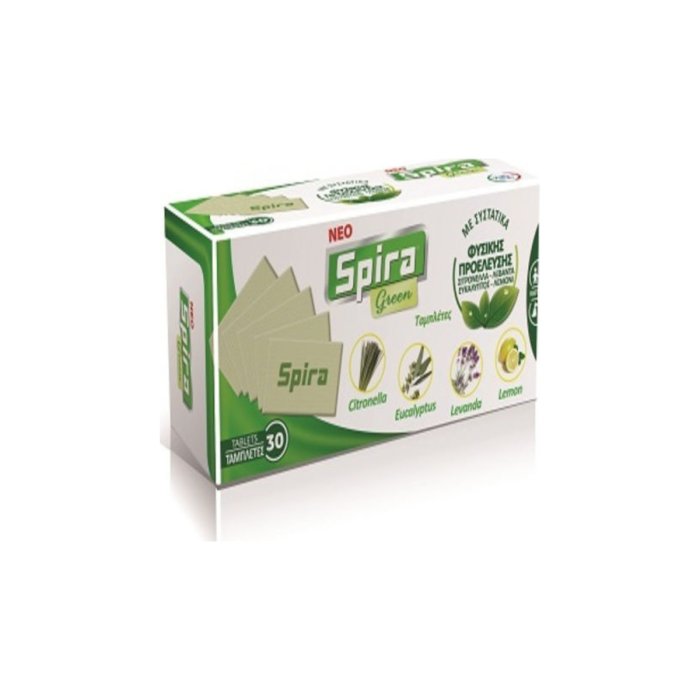 Spira Green Εντομοαπωθητικές Ταμπλέτες 30τμχ