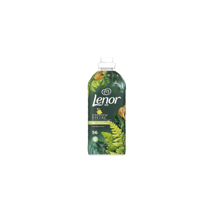 Lenor Μαλακτικό Ρούχων Ξύλο Κέδρου & Πεύκο 56μεζ