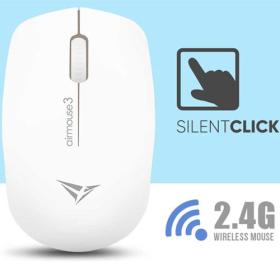 Alcatroz Silent Wireless 2.4G Airmouse 3 White