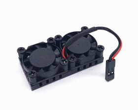 Dual Cooling Fans Heatsink Kit with Adhesive Tape For Raspberry Pi 4/ 3