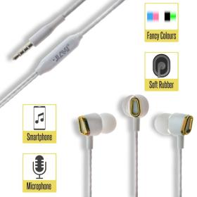 Stereo Hi-Fi Handsfree JY-357 White/Gold