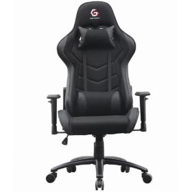 Gembird Gaming Chair Leather Black