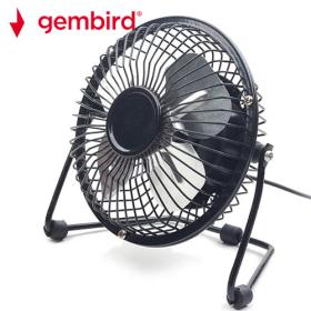 Gembird USB 4&#039; Desktop Fan Black