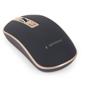 Gembird Wireless Optical Mouse Black-Gold