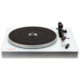 Aiwa Premium Belt-Drive Turntable with Phono Pre-Amp White