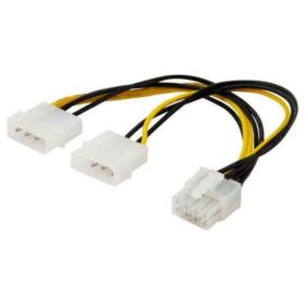 Savio AK-18 Power Cable 2xMolex 4 pin M - 8 pin EPS