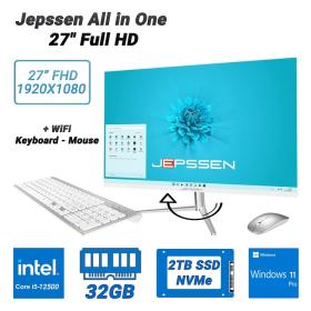 Jepssen All in One 27&quot; Full HD (i5-12500/32GB/2TB SSD NVMe/WiFi 6/Win11Pro)