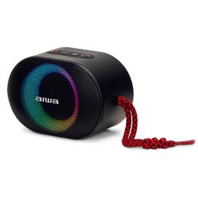 Aiwa Bluetooth Speaker with Rgb Multi Lighting Rms 10W Red