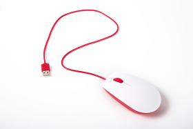 Raspberry Pi Official Mouse (Red/White)