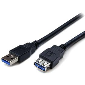 Powertech USB 3.0 Cable USB-A male - USB-A female Μαύρο 1.5m