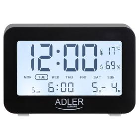 Adler Alarm Clock Black