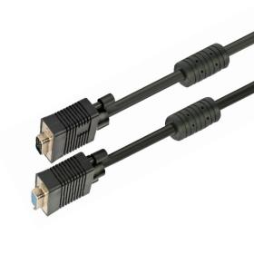 Cablexpert Premium Vga-Ext.Hd15M/Hd15F Dual-Shielded W/2*Ferrite 10M Cable Black