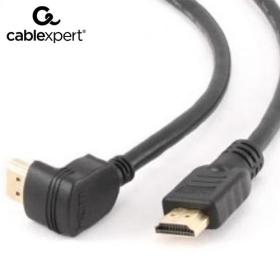 Cablexpert HDMI V.1.4 90 Degrees Male To Straight Male 3M