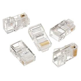 Cablexpert Modular Plug 8P8C for Solid Lan Cable Cat5 Utp 100PCs/Bag