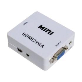 Μετατροπέας HDMI female σε VGA/3.5mm female HDMI2VGA