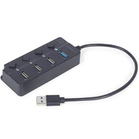 Gembird 4-Port USB Hub (1Xusb3.1+3Xusb2.0) with Switches