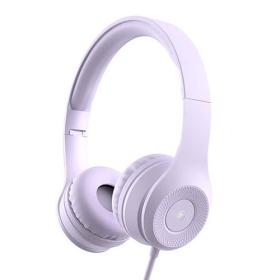 Lamtech Extra Bass Stereo Headphones with Mic Purple