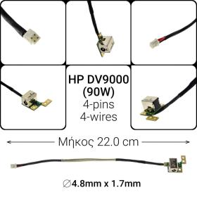 Dc Jack HP DV9000(90W)