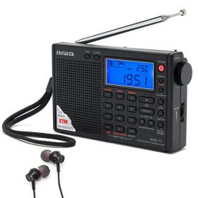 Aiwa Multiband Radio Broadcasting with Earphones