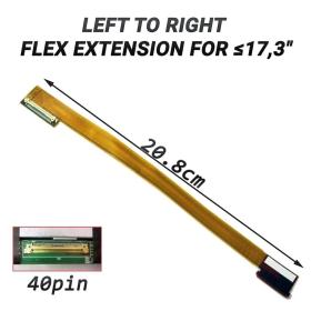 LEFT TO RIGHT FLEX EXTENSION FOR 17,3&quot;