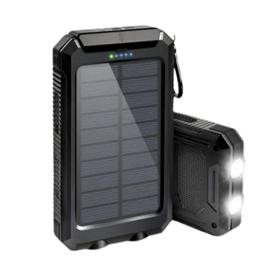 Solar Powerbank 20000Mah Black