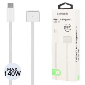 Lamtech USB-C To Magsafe 3 Cable Max 140W 2M