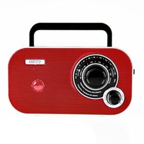 Camry Small Portable Radio Red