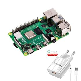 Raspberry Pi 4 Model B 8GB DDR4 64-bit 4K Bluetooth with PSU 18W and SD 64GB