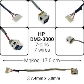 Dc Jack HP dm3-3000