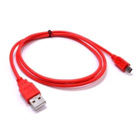 USB 2.0 Cable USB-A male - mini USB-B male 1m Κόκκινο