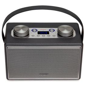 Aiwa Leatherette Portable Bluetooth Speaker Rms 50W with Mic/Guitar Input