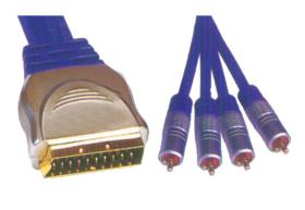 CR-644-1.5M SCART-4 RCA Νικελ