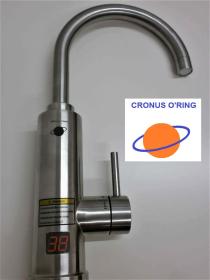 Ταχυθερμαντήρας βρύση CRONUS O’ RING -ΚΑ8 SS – Inox – Ανοξείδωτο