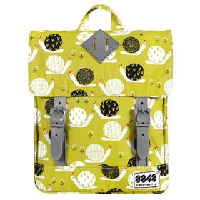 8848 Backpack for Children with Snails Print Yellow