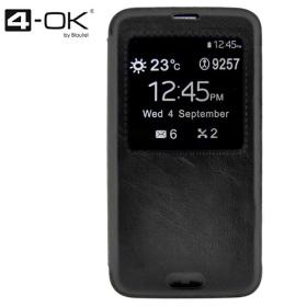 4-Ok Book WindoW for Samsung Galaxy S6 Black